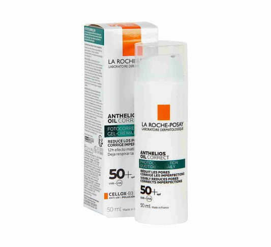 LA ROCHE POSAY SPF+50 ANTHELIOS OIL CORRECT EFECTO MATE