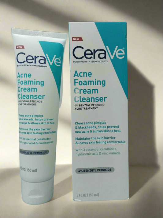 CeraVe Acne Foaming Cream Cleanser